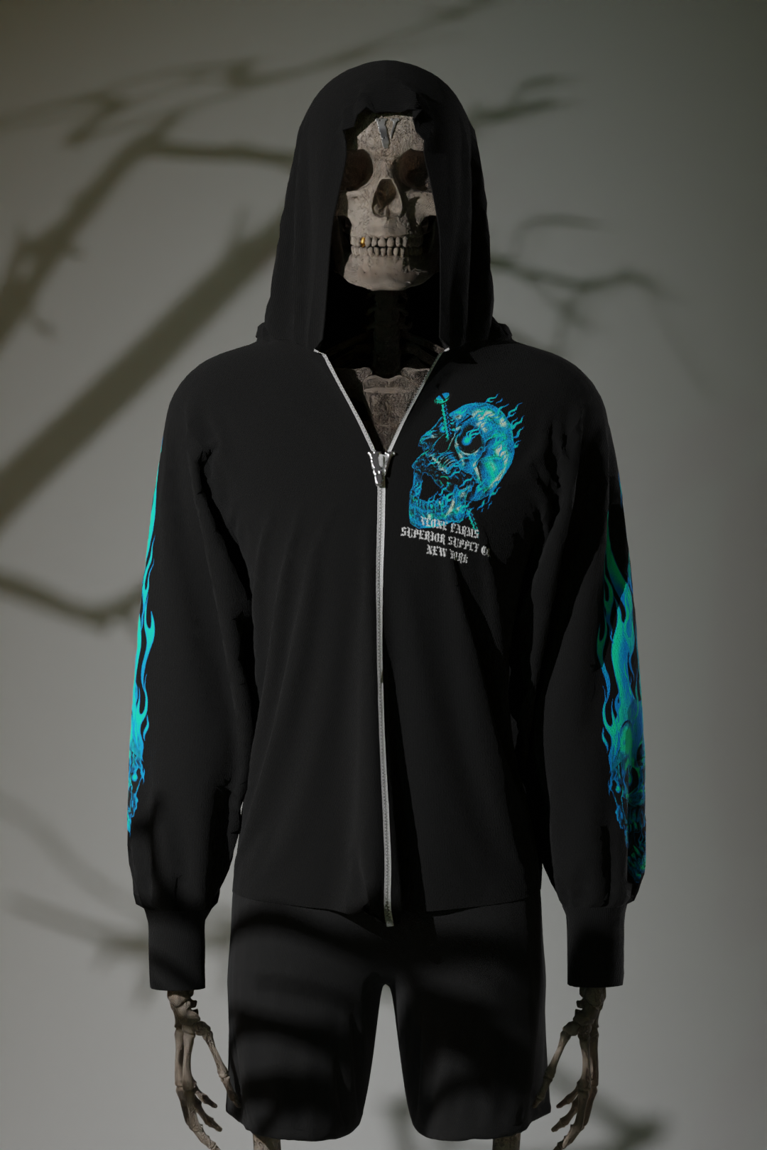 Glacier Zip Up Hoodie (oversized)