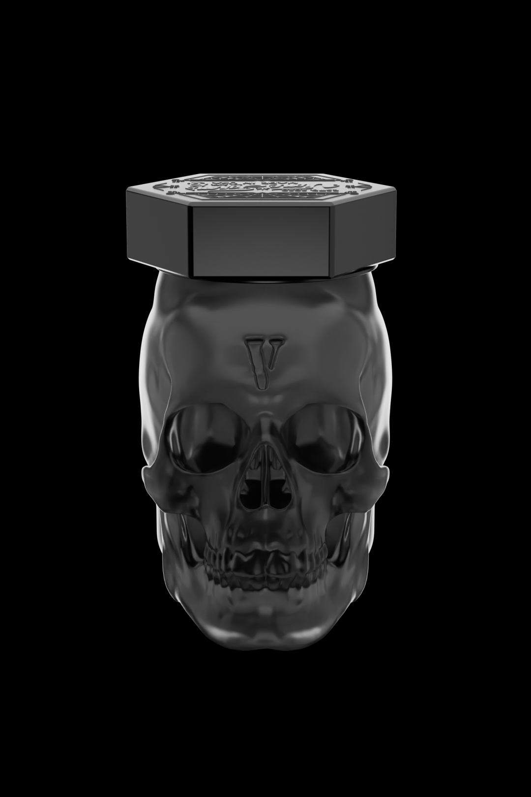 Skully Ceramic Jar