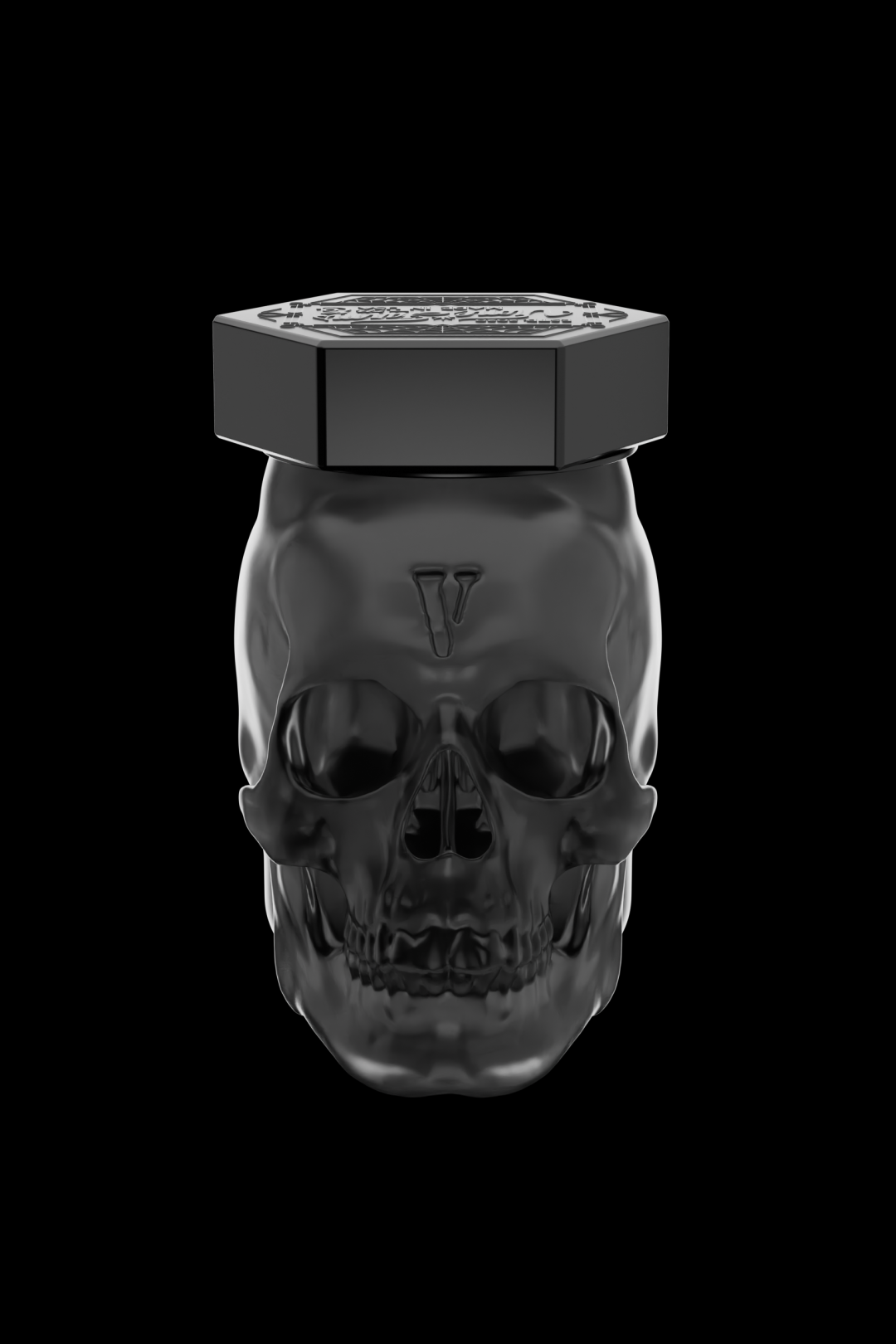 Skully Glass Jar