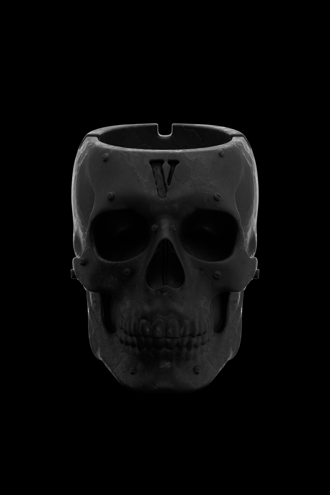 Skully Ceramic Ashtray