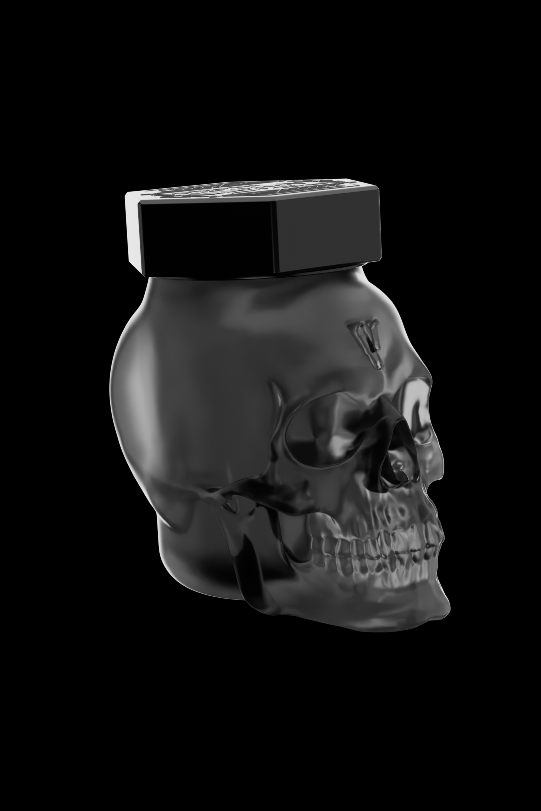 Skully Ceramic Jar