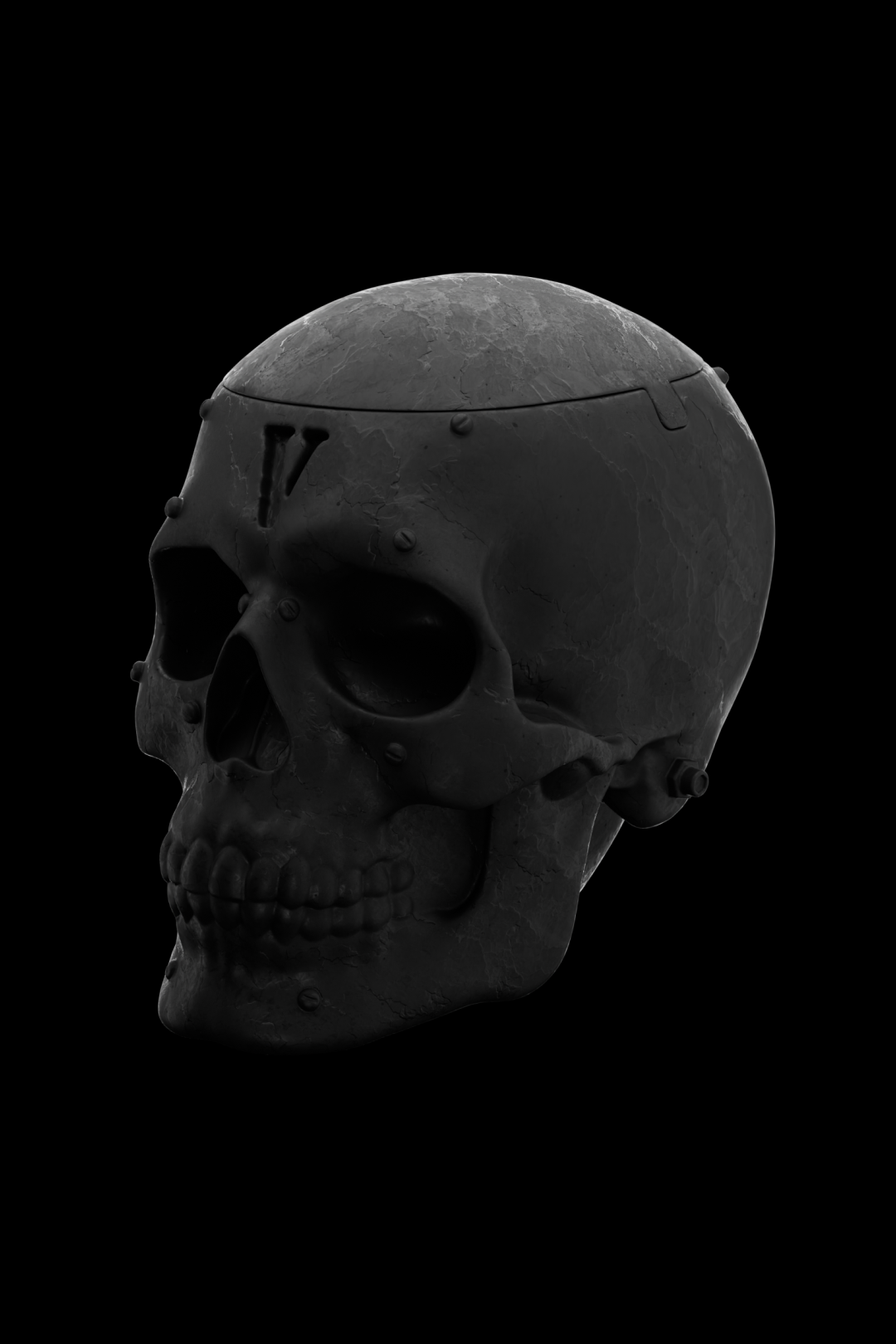 Skully Ceramic Ashtray